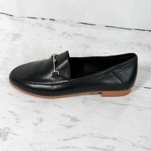 Rag & Co Shoes Women's 9 Black Loafers Horse Bit Leather Slip On Handcrafted